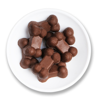 Friandises au chocolat pour chiens en forme d'os, riches en protéines, avec vitamines et minéraux, de qualité supérieure