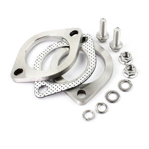 Bridas DE FÁBRICA DE China, accesorios de tubería, brida de perno de escape, bridas de tubo de <span class=keywords><strong>2</strong></span> pernos de acero inoxidable para sistema de escape - Product Image 1