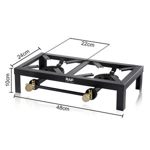 RAF R.8501 kalite ayarlanabilir regülatörü 2 brülör propan gaz sobası ocak propan brülör - Product Image 4