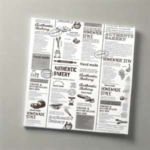 กระดาษห่ออาหารกันไขมันพิมพ์โลโก้ได้ สำหรับเบอร์เกอร์ แซนวิช อาหารริมทาง เฟรนช์ฟรายส์ และมันฝรั่งทอด - Product Image 1