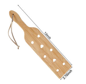 ไม้ไผ่13.3นิ้วรูระบายอากาศไม้ที่ยังไม่เสร็จไม้ไผ่ไม้ตีที่ตบไม้น้ำหนักเบา - Product Image 4