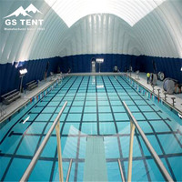Grand dôme gonflable pneumatique pour piscines sportives intérieures et extérieures