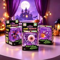 Jouets anti-stress Squishy à remontée lente, série Noël et Halloween, motif Père Noël en maltose, best-seller transfrontalier