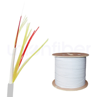 Kabel Serat Optik Indoor Multifiber E Singolo Oem/odm 2km Panjang 1000 Meter, Diameter 2,6mm, Serat G657A2