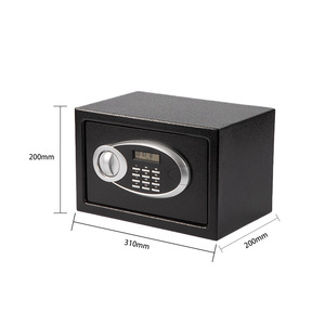 ตู้เซฟอิเล็กทรอนิกส์ Wanjiabao Safe 20FQ ขนาด 310x200x200 มม. พร้อมกุญแจรหัส สำหรับเก็บของส่วนตัวที่บ้าน - Product Image 1
