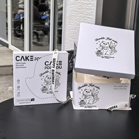 Boîte à pâtisserie en carton alimentaire personnalisée pour l'emballage de cupcakes et de desserts avec logo personnalisé