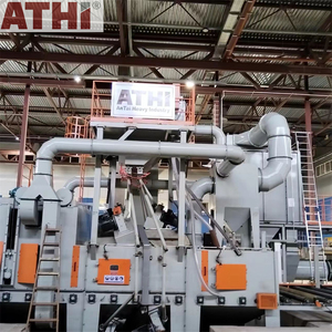 Machine de sablage industrielle automatique à rouleaux extra-larges Q6940 8x350kg/min VFD pour décapage de tôles d'acier de chantier naval <span class=keywords><strong>et</strong></span> de ponts - Product Image 4