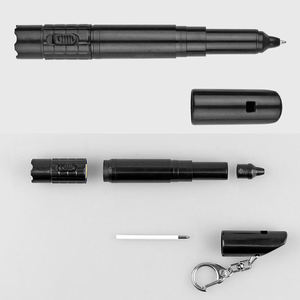 3 1 <b>Pen</b> Whistle Flashlight Wholesale Plastic Survival <b>Torch</b> <b>Pen</b> Keychain Promotional Gifts Custom Logo Printed China - Product Image 5