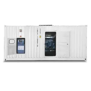 Containerized soundproof super silent 630kw 800kva diesel generator powered by MTU