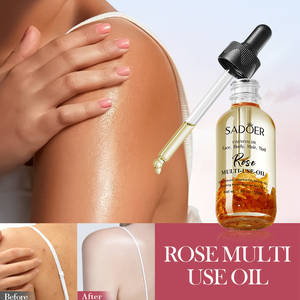 The New Private Label SADOER Rose Dried Flower Multi-Effect Massage Oil Moisturizes Skin and Body Essential Oil - Product Image 5