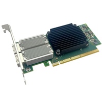 Tarjeta de Red con Chip X-5 VPI, Doble Puerto QSFP28, Interfaz PCIe 3.0x16, Piezas de Computadora MCX556A-ECAT