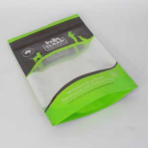 Pochettes debout avec fermeture éclair, pour aliments, pour chiens de compagnie, avec fenêtre, vente en gros, unités - Product Image 4