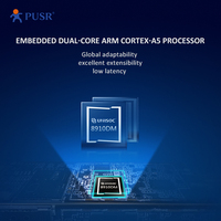 Módem Inalámbrico USR-DR152 para Riel DIN, DTU Serial RS485 4G LTE con Protocolo MQTT Cat 1