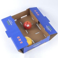 Boîte d'emballage de fruits cerises en carton, emballage en carton pour ananas