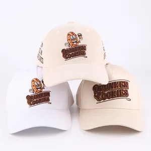 Wholesale Custom High Quality 5 Panel Cotton Dad Hat Embroidery Logo Curved Brim Gorras Corduroy Baseball Cap