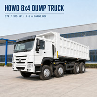 Высокопроизводительный подержанный самосвал 8x4 с левым рулем, 12 колес, для тяжелых условий эксплуатации, для горнодобывающей промышленности и транспортировки