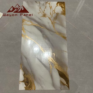 Wayon alta calidad 60cm * 30cm impermeable PVC mármol azulejo pared con papel pintado autoadhesivo cocina Panel de pared - Product Image 1
