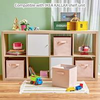 Boîte de rangement Non tissée, organisateur de cubes de rangement pliable, organisateur de jouets avec poignées, vente en gros