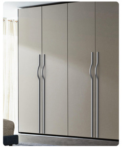 Wardrobe Kitchen Cabinet Drawer Handles Customized Color Modern Europe Simple Aluminum Alloy <b>for</b> Bedroom <b>Bathroom</b> Dresser Hotel - Product Image 1