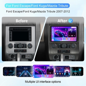 Écran tactile IPS HD Android pour voiture Rhythm 9, Carplay, BT, USB, <span class=keywords><strong>camping</strong></span>, extérieur, pour Ford Escape/Ford Kuga/Mazda Tribute 2007-2012 - Product Image 2