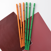 Fabricant de pailles à boire réutilisables en plastique pour Halloween, pailles imprimées pour gobelets, vente en gros pour Halloween