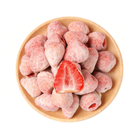 Hoogwaardige hele FD aardbeienmelk/cacao/matcha chocolade bedekte zoete gevriesdroogde fruit snoepjes