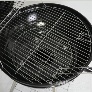 Camping <b>Grills</b> Charcoal Stainless Steel 22 Inch Outdoor Portable <b>BBQ</b> <b>Grill</b> With Wheels For Camping And Picnics - Product Image 5