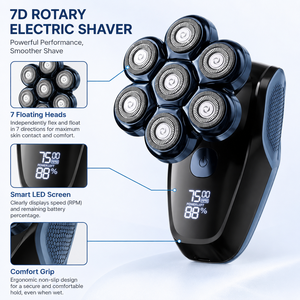 CITICITY Professional Travel Grooming 7-Head Barber Safety razor Portable Rechargeable Waterproof Mini Electric <b>Shaver</b> for Men - Product Image 2