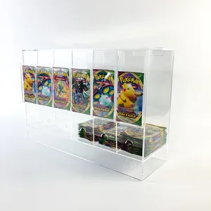 Yageli Custom Anti-Uv Fabrikant Groothandel Tcg Acryl Booster Pack Display Case Dispenser