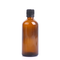 Botol Kosong Minyak Esensial Perawatan Kulit Kaca Amber 5ml 10ml 15ml 20ml 30ml 50ml 100ml dengan Tutup Plastik Anti Bongkar dan Pipet