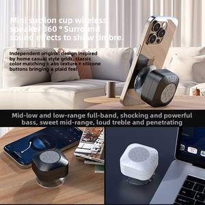 Mini altavoz <span class=keywords><strong>BT</strong></span> inalámbrico de ducha USB inteligente de alta calidad, ventosa LED RGB flotante impermeable para exteriores para ordenador de casa - Product Image 4