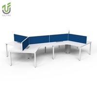 IULTRA poste de travail de bureau en forme de V 1 2 3 4 6 places personne bureau bureau Triangle mobilier de bureau poste de travail