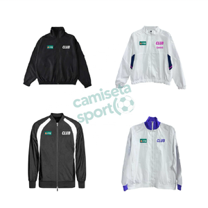 معطف رياضي واق من المطر تصميم معزول وقماش متين مثالي لمباريات الفريق والتدريب والراحة الجانبية - Product Image 3