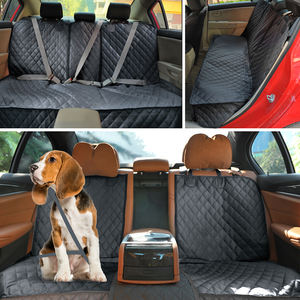 Moustiquaire pour chien de voyage, accessoire de lit de grande qualité, housse pour le siège arrière, lavable et imperméable, motif chat - Product Image 4