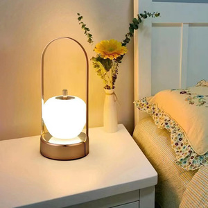 Portable Retro <b>LED</b> Night <b>Light</b> Rechargeable <b>Table</b> Lamp for Bedroom Ambience for Camping Bedside Decoration Cross-Border - Product Image 2