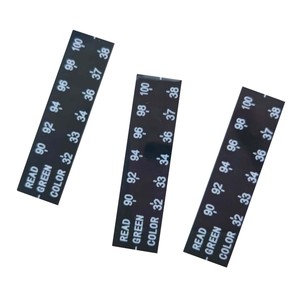 Nước tiểu tách nhiệt độ nhãn dán nhiệt độ kiểm tra Dải <span class=keywords><strong>LCD</strong></span> tự dính nhãn dán - Product Image 5