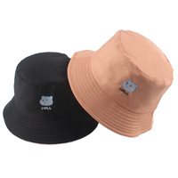 Chapeau Bob tendance Fitspi, brodé d'animaux (panda, zèbre, cochon), chapeau de pêche, chapeau d'été pour femmes et hommes