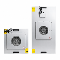 220V Mushroom Growing Mycology H14 Hepa FFU untuk Unit Filter Kipas Kabinet Aliran Laminar Ruang Bersih Laboratorium
