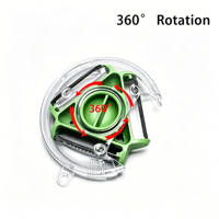 3 In 1 Roterende Ronde Groentefruitschiller Multifunctionele Magische Trio-Fruitschiller Met Roestvrijstalen Mes