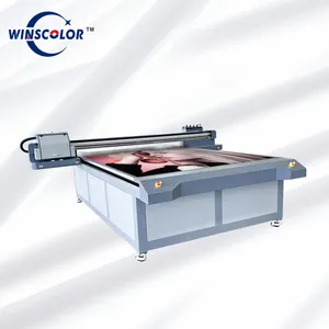 Digital glass industrial uv flatbed printer for wood pvc plastic ceramic printer YC2030H