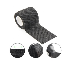 Commercio all'ingrosso stampa Logo personalizzato nero elastico autoadesivo fasciatura monouso Piercing tatuaggio coesive bendaggio - Product Image 6