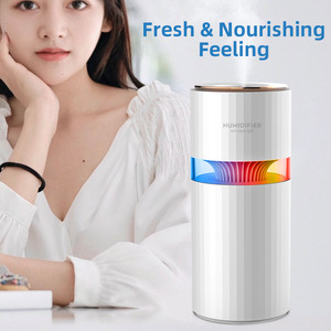 Diffuseur de brume fraîche ultrasonique LED de couleur arc-en-ciel Mini humidificateur de voiture multifonction portable <span class=keywords><strong>Purificateur</strong></span> <span class=keywords><strong>d</strong></span>'<span class=keywords><strong>air</strong></span> - Product Image 2