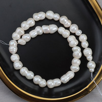 Perles de culture d'eau douce naturelles baroques irrégulières sans noyau de 10 mm, perles faites à la main pour le bricolage, environ 37 cm de long, 20 pièces
