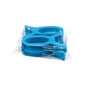 Lot <span class=keywords><strong>de</strong></span> 4 pinces à linge grande taille blanches pour serviettes <span class=keywords><strong>de</strong></span> <span class=keywords><strong>plage</strong></span> - Product Image 2
