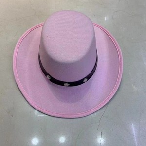 Sombrero de vaquero occidental para niños, sombreros de vaquero de fieltro con cordón ajustable para fiesta de cumpleaños de vaquero, sombrero de Panamá - Product Image 4