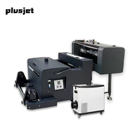 Machines d'impression numérique Plusjet multifonction a3 têtes transfert de chaleur rapide vêtement à capuche chaussures sac en toile DTF PET Film Printer