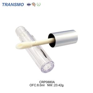 Tube de brillant à lèvres rond en gros, conteneur vide pour rouge à lèvres avec grande brosse, bouteille en plastique de 8,0 ml, fabricant - Product Image 4