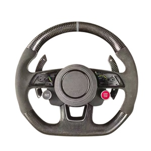 <span class=keywords><strong>Volante</strong></span> Deportivo de Fibra de Carbono Forjado y Calentado con Alcántara para <span class=keywords><strong>Audi</strong></span> <span class=keywords><strong>A4</strong></span> B7 <span class=keywords><strong>B8</strong></span> <span class=keywords><strong>B8</strong></span>.5 B9 <span class=keywords><strong>Sline</strong></span>, Años 2014 2017 2018 2019 2020 2022 - Product Image 2