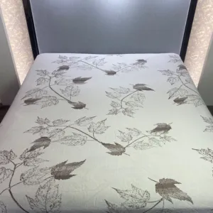 New design waterproof jacquard mattress fabric 100% polyester anti shrink knitted bedding fabric