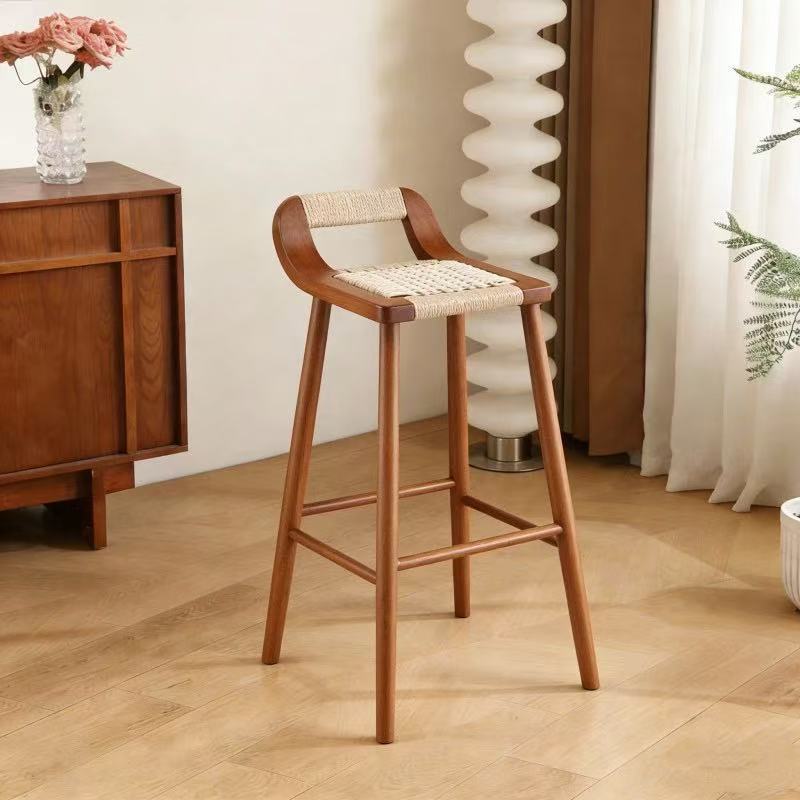 Walnut wood color, 55cm seat height [Ships fully assembled]